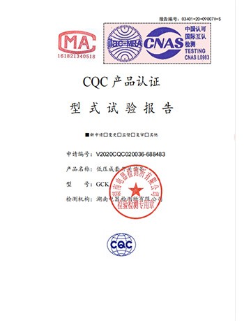 型式實驗報告