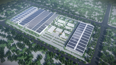 新疆年產(chǎn)2.35GW 高效異質(zhì)結(jié)電池及 2GW 高效光伏組件生產(chǎn)線項(xiàng)目